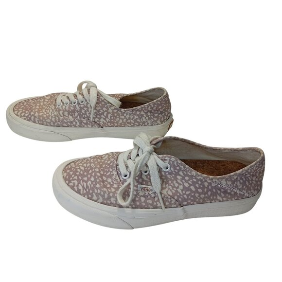 Vans Sneakers Animal Print Canvas Lace-Up Casual 8.5 Womens Sz 7 Mens - Picture 4 of 10